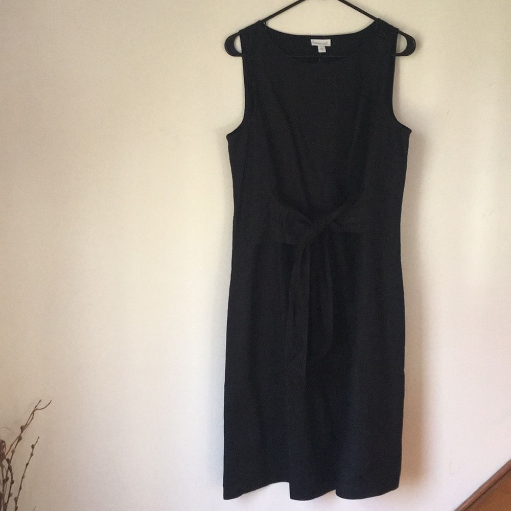 J.Jill Black Linen Dress